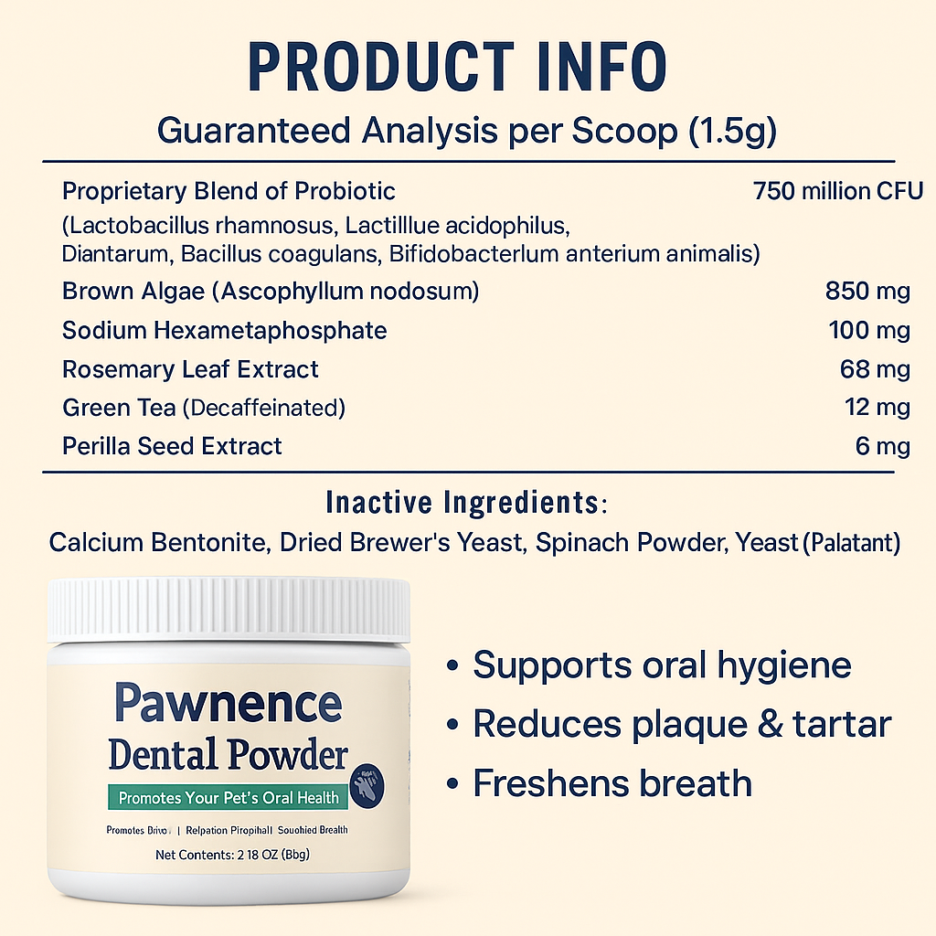 Natural Dog Teeth Powder